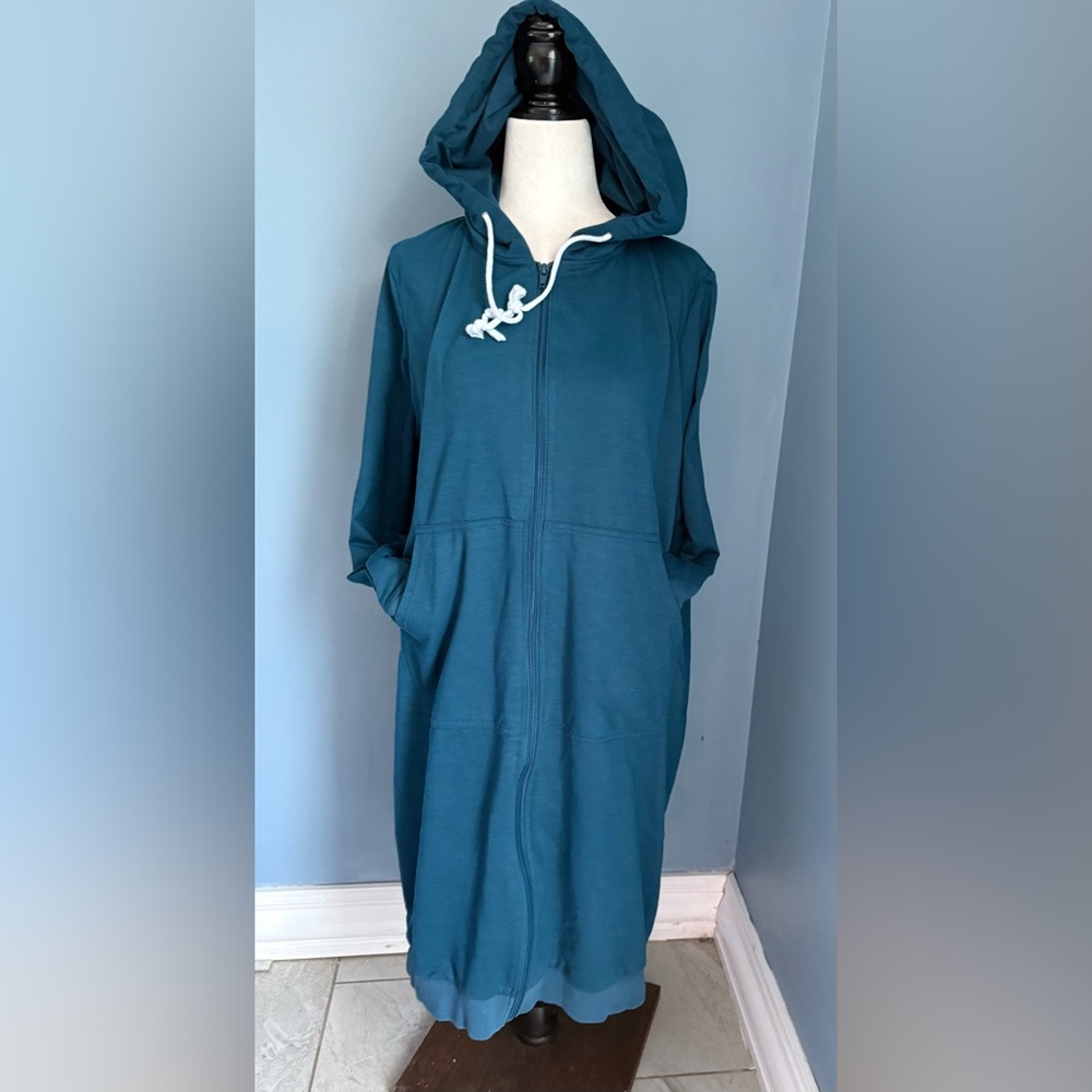Grace Karin Teal Long Sleeve Dress